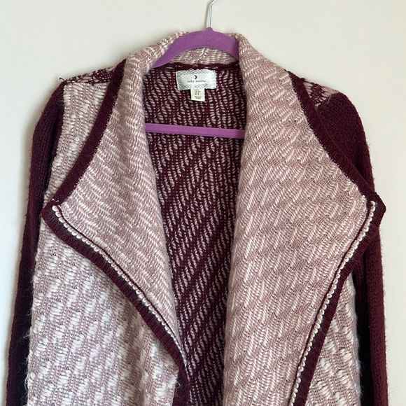 Ruby Moon Anthropologie Open Front Knit Wool Cardigan - Picture 2 of 8